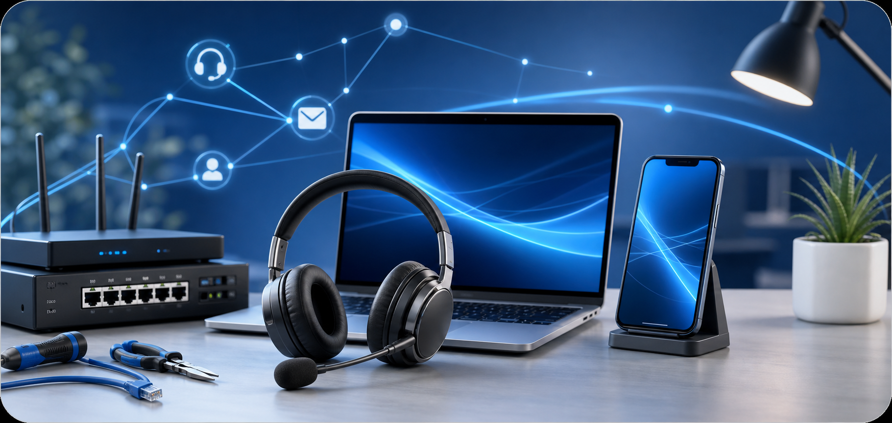 Equipos de comunicación y asistencia técnica