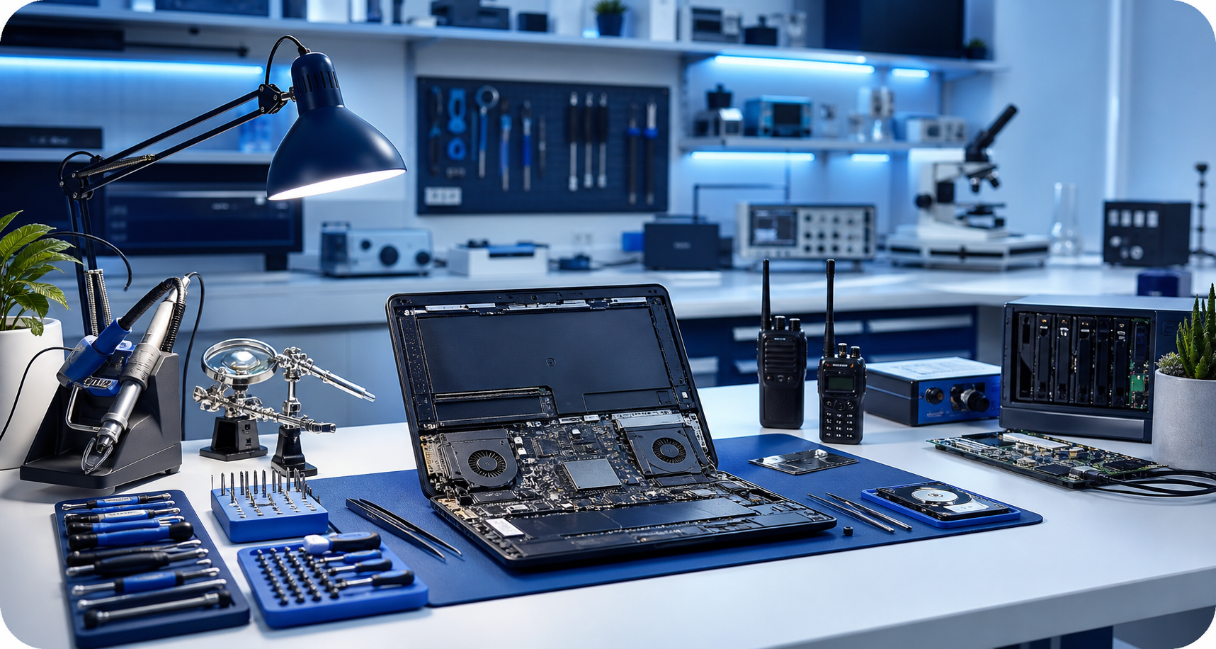 Taller moderno de soluciones técnicas, informática y telecomunicaciones